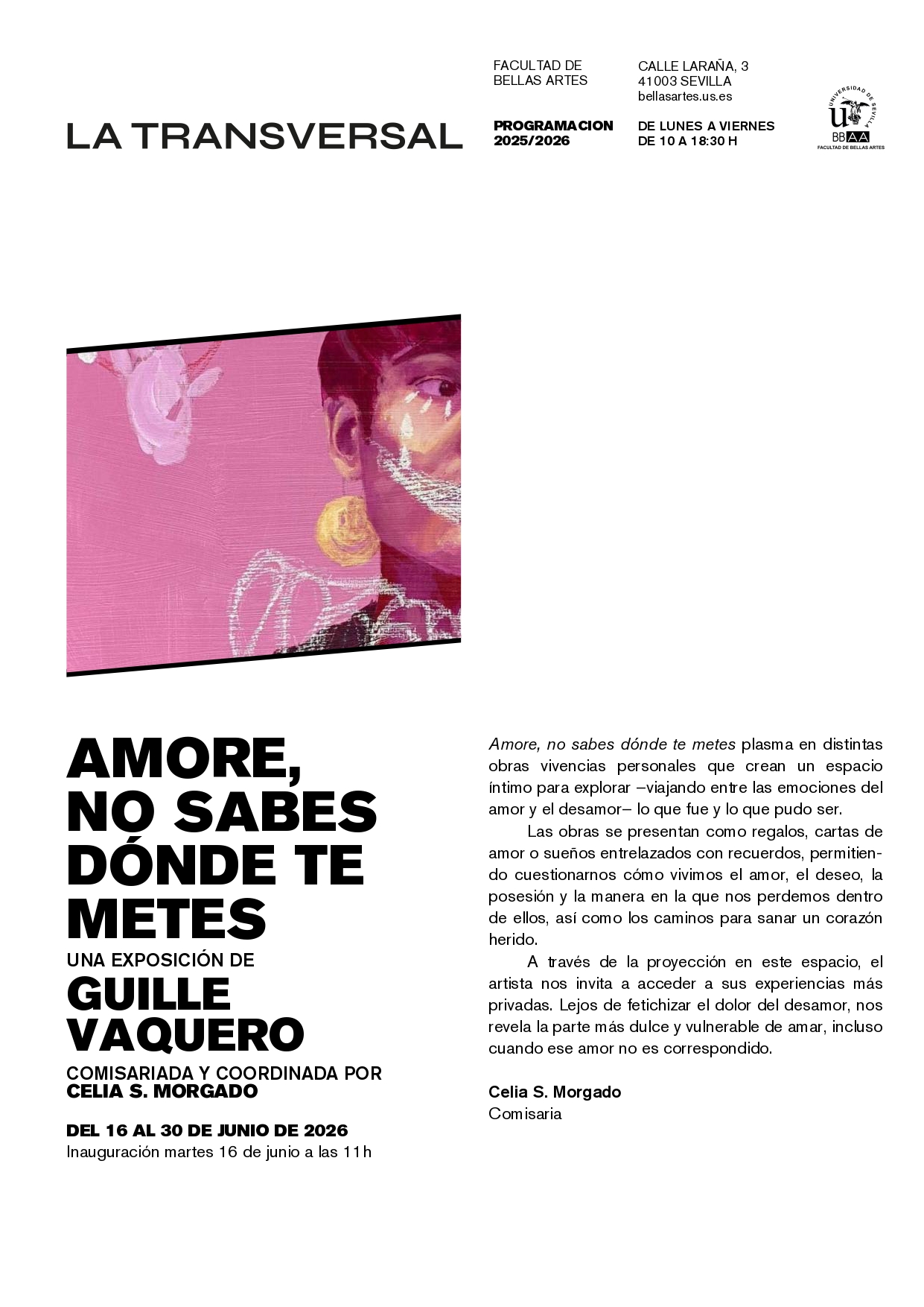 Guille Vaquero presenta en La Transversal la exposición Amore, no sabes dónde te metes - Imagen de la noticia 2