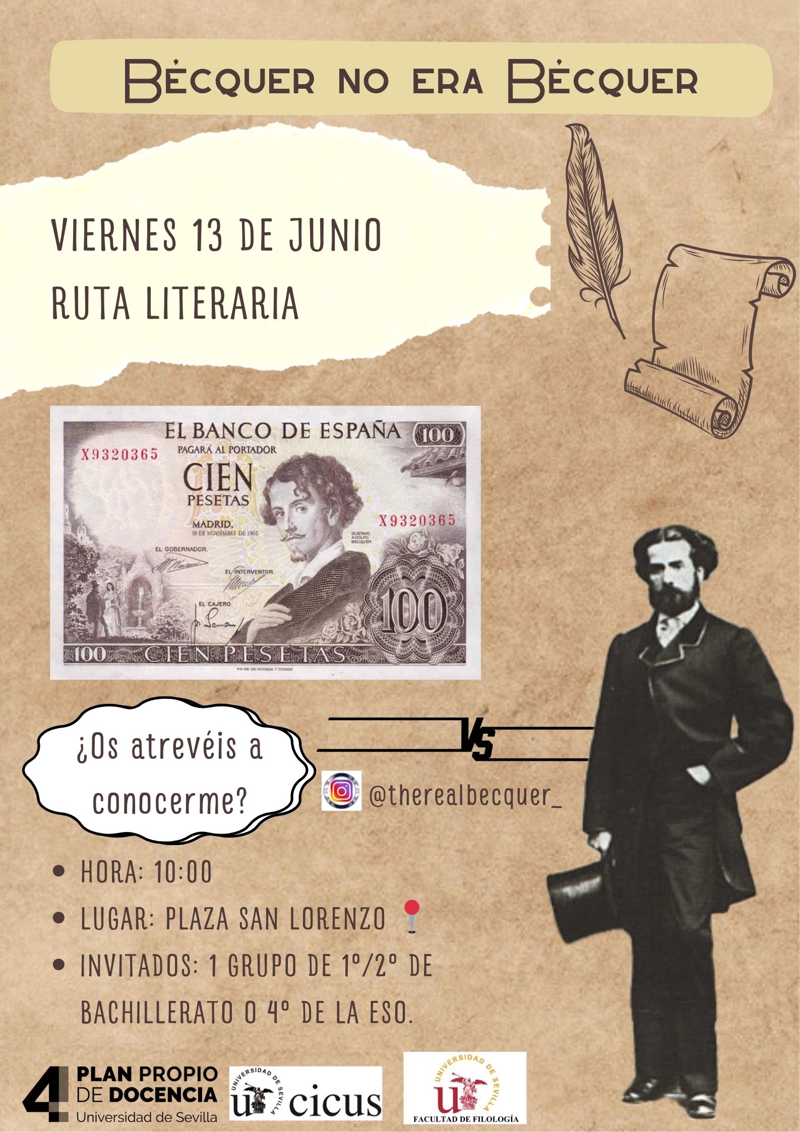 Última ruta literaria “Bécquer no era Bécquer” del año - Imagen de la noticia 1