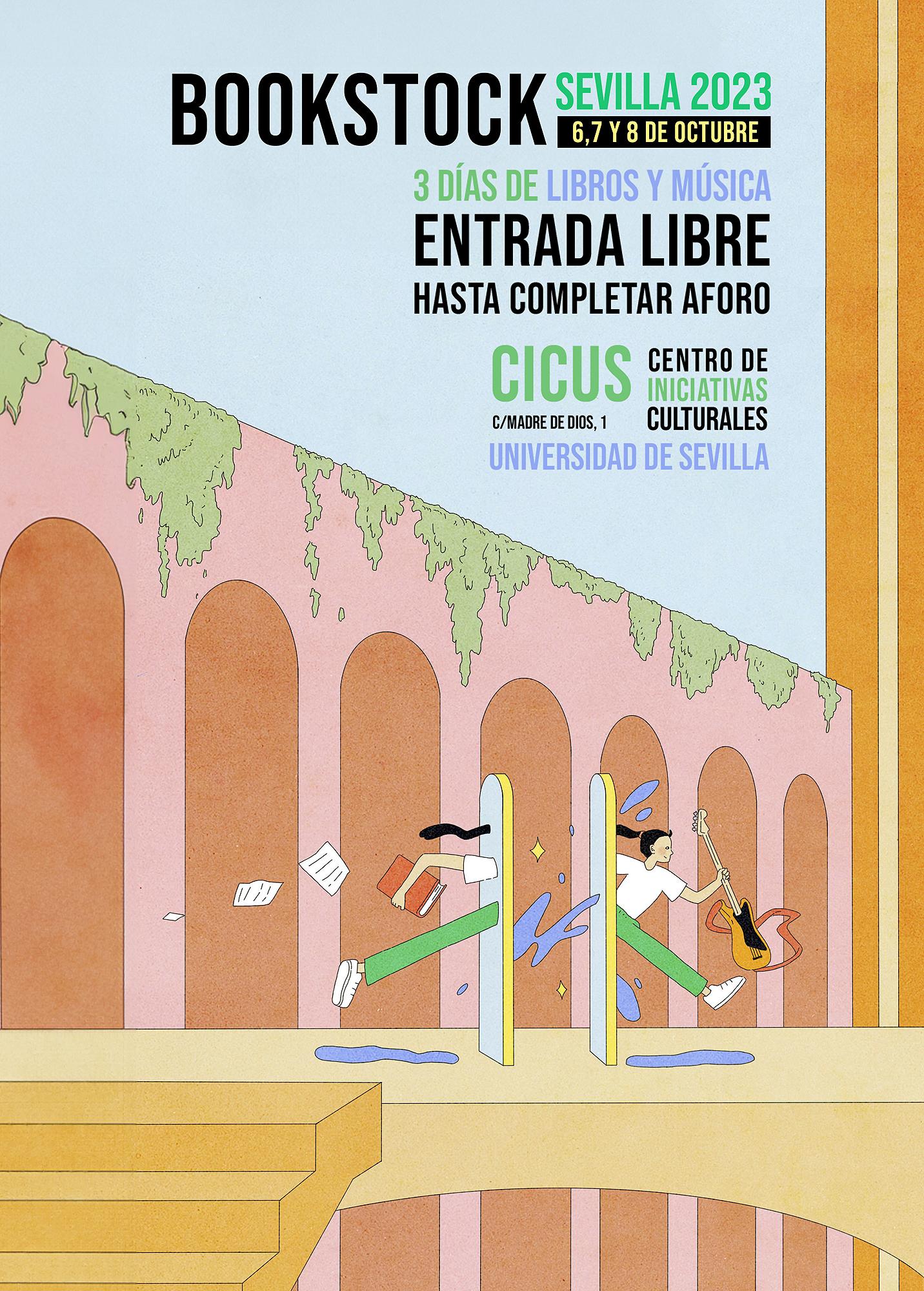 Cartel edición de 2023 del Festival Bookstock