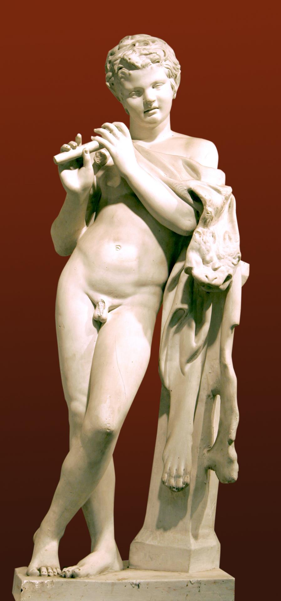 Fauno con flauta