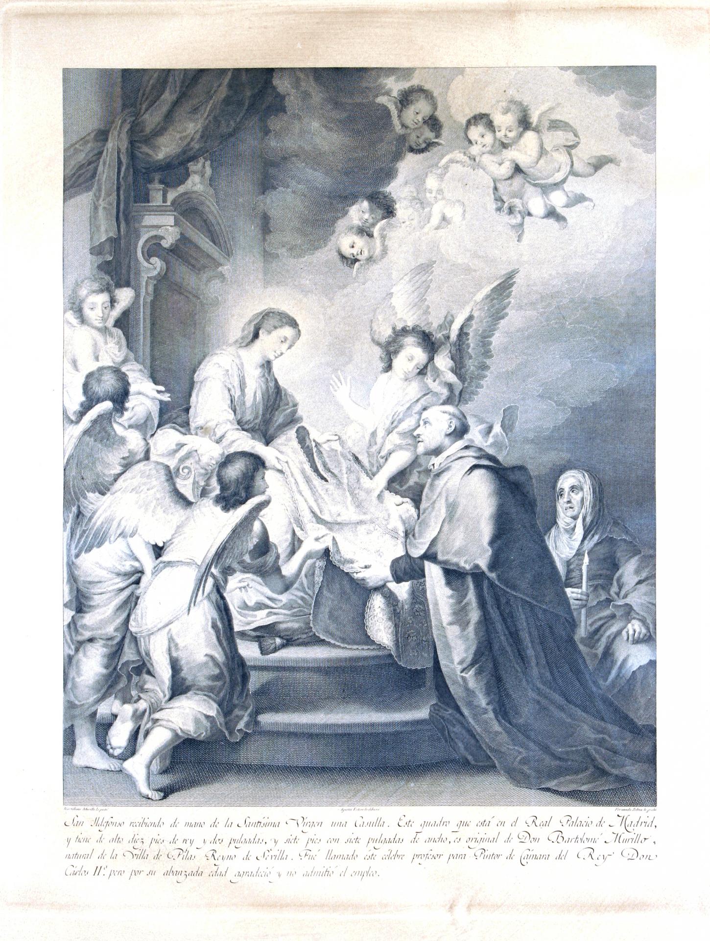 Imposición de la casulla a San Ildefonso
