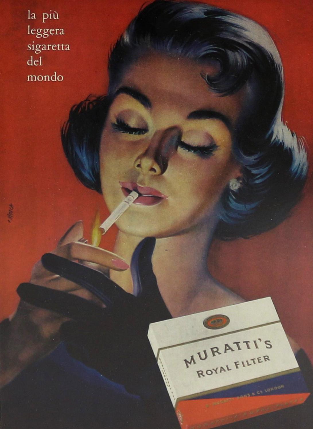 Cartel publicitario Muratti