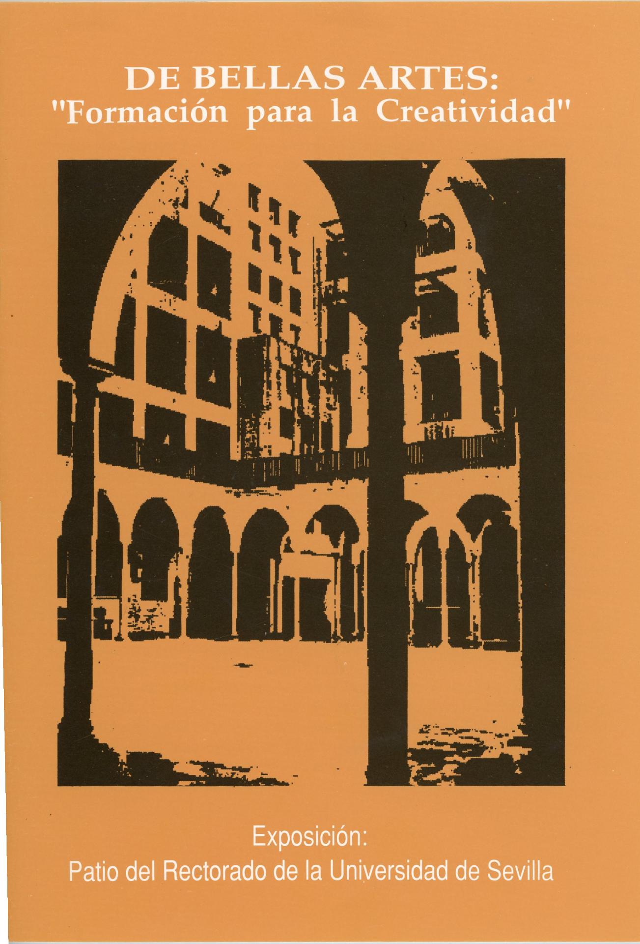 Folleto exposición DE BELLAS ARTES: 