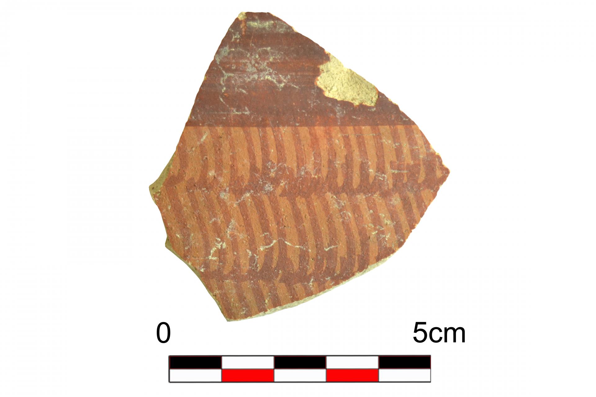 Fragmento de cerámica Ibérica decorada