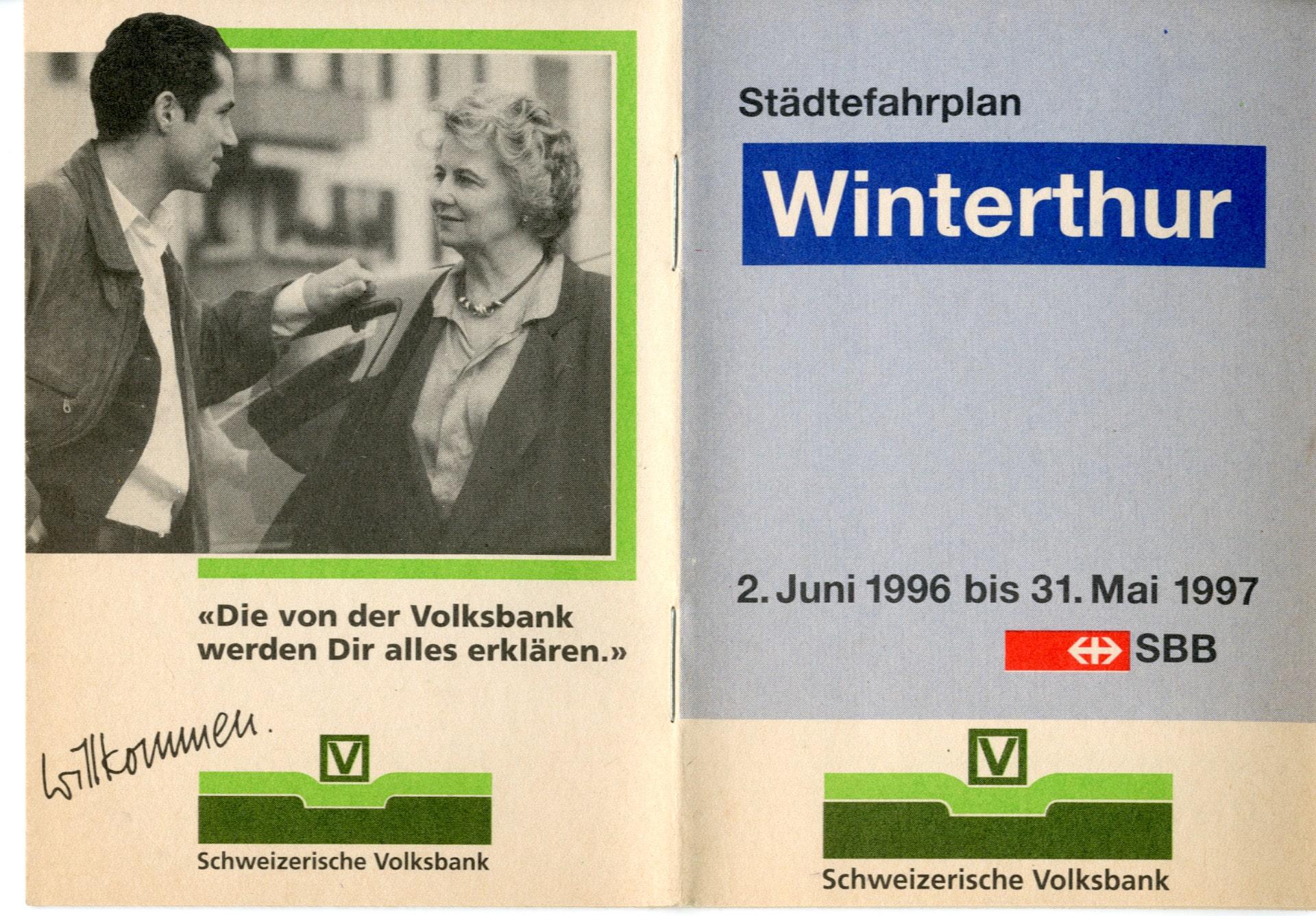Städtefahrplan Winterthur